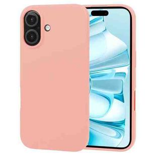 For iPhone 16 GOOSPERY SOFT FEELING Liquid TPU Soft Phone Case(Pink)