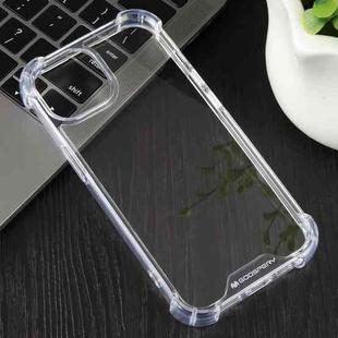 For iPhone 15 MERCURY GOOSPERY SUPER Four-Corner Shockproof TPU Phone Case(Transparent)