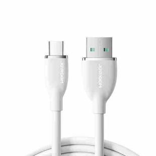 JOYROOM SA29-AC3 3A USB to USB-C/Type-C Liquid Silicone Fast Charging Data Cable, Length: 2m(White)