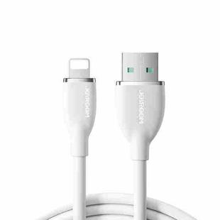 JOYROOM SA29-AL3 3A USB to 8 Pin Liquid Silicone Fast Charging Data Cable, Length: 2m(White)