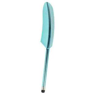 Electroplated Feather Stylus Pen(Light Blue)