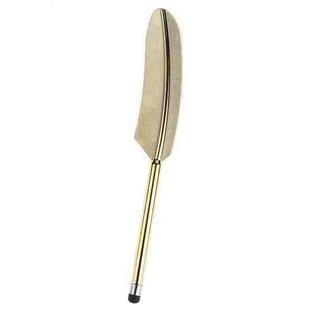 Electroplated Feather Stylus Pen(Gold)