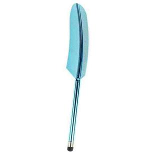 Electroplated Feather Stylus Pen(Blue)