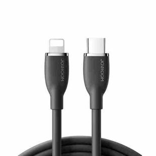 JOYROOM SA29-CL3 30W USB-C/Type-C to 8 Pin Liquid Silicone Fast Charging Data Cable, Length: 1.2m(Black)