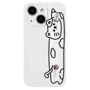 For iPhone 14 Wristband Holder Phone Case(Cat)