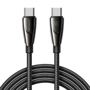 JOYROOM SA31-CC5 240W USB-C/Type-C to USB-C/Type-C Fast Charge Data Cable, Length: 1.2m(Black)