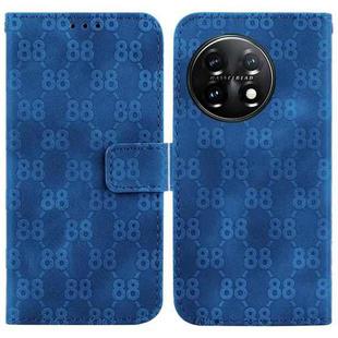 For OnePlus Nord CE 2 Lite 5G Double 8-shaped Embossed Leather Phone Case(Blue)