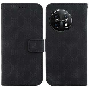 For OnePlus Nord CE 2 Lite 5G Double 8-shaped Embossed Leather Phone Case(Black)