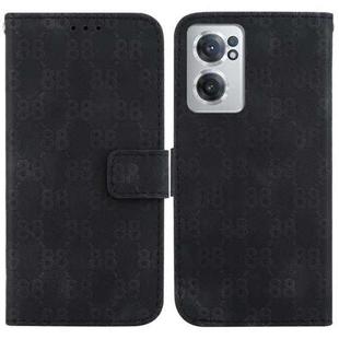 For OnePlus Nord N20 5G Double 8-shaped Embossed Leather Phone Case(Black)