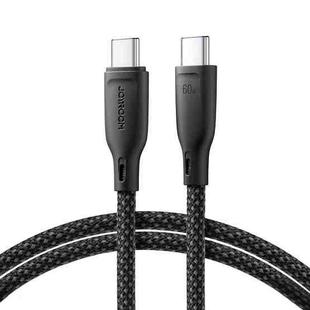 JOYROOM SA34-CC3 60W USB-C/Type-C to USB-C/Type-C Fast Charge Data Cable, Length: 1m(Black)