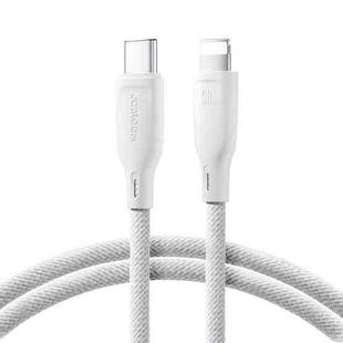 JOYROOM SA34-CL3 30W USB-C/Type-C to 8 Pin Fast Charge Data Cable, Length: 1m(White)