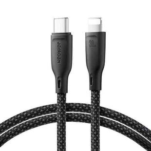 JOYROOM SA34-CL3 30W USB-C/Type-C to 8 Pin Fast Charge Data Cable, Length: 1m(Black)