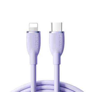 JOYRO0M SA29-CL3 30W USB-C/Type-C to 8 Pin Liquid Silicone Fast Charging Data Cable, Length: 2m(Purple)
