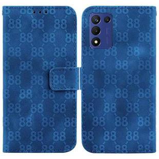 For OPPO K9s 5G / Realme 9 5G Speed Double 8-shaped Embossed Leather Phone Case(Blue)