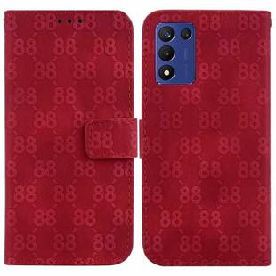 For OPPO K9s 5G / Realme 9 5G Speed Double 8-shaped Embossed Leather Phone Case(Red)