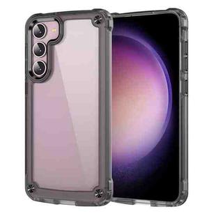 For Samsung Galaxy S23 5G Skin Feel TPU + PC Phone Case(Transparent Black)