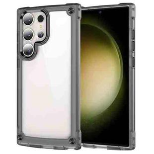 For Samsung Galaxy S22 Ultra 5G Skin Feel TPU + PC Phone Case(Transparent Black)