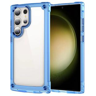 For Samsung Galaxy S25 Ultra 5G Skin Feel TPU + PC Phone Case(Transparent Blue)