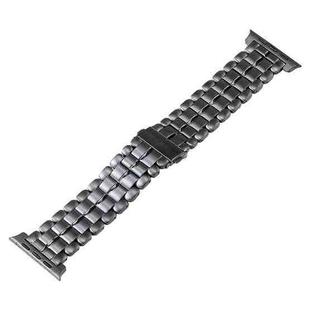 For Apple Watch Ultra 49mm Five Beads Titanium Steel Watch Band(Grey)