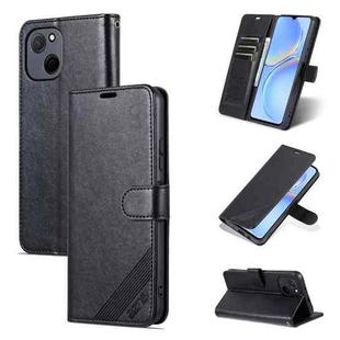 For Huawei Maimang A20 AZNS Sheepskin Texture Flip Leather Phone Case(Black)