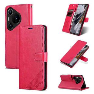For Huawei Pura 70 Pro / 70 Pro+ AZNS Sheepskin Texture Flip Leather Phone Case(Red)