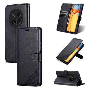 For Huawei Mate 70 Pro / 70 Pro+ AZNS Sheepskin Texture Flip Leather Phone Case(Black)