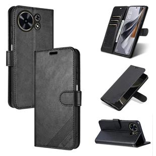 For Huawei Maimang 40 5G AZNS Sheepskin Texture Flip Leather Phone Case(Black)