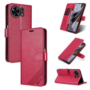 For Huawei Maimang 40 5G AZNS Sheepskin Texture Flip Leather Phone Case(Red)