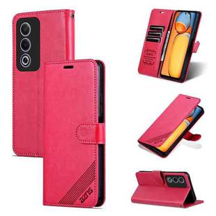 For OPPO A3 Energy / A3x 5G AZNS Sheepskin Texture Flip Leather Phone Case(Red)