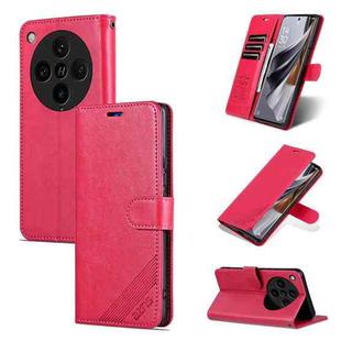 For OPPO Find X8 Pro AZNS Sheepskin Texture Flip Leather Phone Case(Red)
