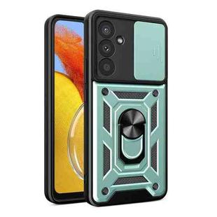 For Samsung Galaxy M14 5G Sliding Camera Cover Design TPU+PC Phone Case(Green)