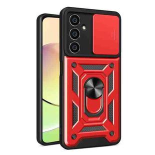 For Samsung Galaxy M54 5G Sliding Camera Cover Design TPU+PC Phone Case(Red)