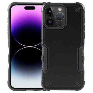 For iPhone 15 Pro Non-slip Shockproof Armor Phone Case(Black)