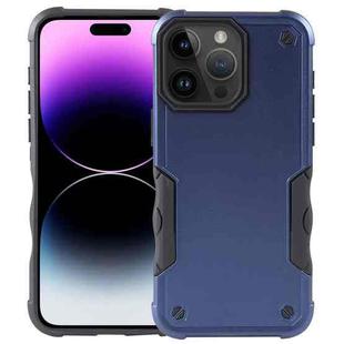 For iPhone 15 Pro Non-slip Shockproof Armor Phone Case(Blue)