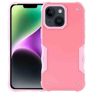 For iPhone 15 Non-slip Shockproof Armor Phone Case(Pink)