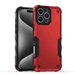 For iPhone 16 Pro Max Non-slip Shockproof Armor Phone Case(Red)