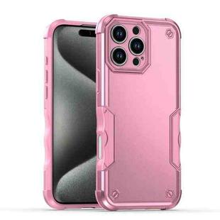 For iPhone 16 Pro Max Non-slip Shockproof Armor Phone Case(Pink)