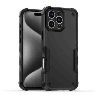 For iPhone 16 Pro Non-slip Shockproof Armor Phone Case(Black)