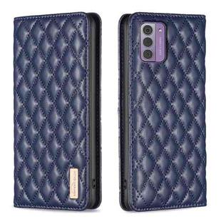 For Nokia G42/G310 Diamond Lattice Magnetic Leather Flip Phone Case(Blue)