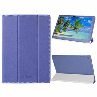 For Teclast P20HD / M40 / M40 Pro Ordinary Horizontal Flip PU Leather Protective Case with Bracket(Blue)