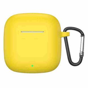 For Huawei Freebuds SE2 Shockproof Silicone Earphone Protective Case with Hook(Yellow)