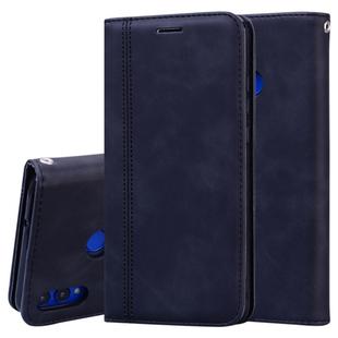 For Huawei Honor 8X Frosted Business Magnetic Horizontal Flip PU Leather Case with Holder & Card Slot & Lanyard(Black)