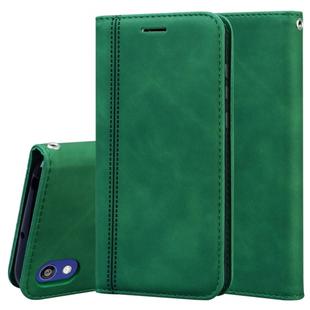For Huawei Y5 (2019) / Honor 8S Frosted Business Magnetic Horizontal Flip PU Leather Case with Holder & Card Slot & Lanyard(Green)