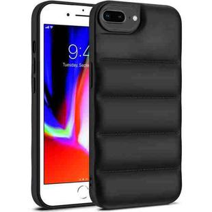 For iPhone 7 Plus / 8 Plus Eiderdown Airbag Shockproof Phone Case(Black)