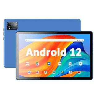 BDF P60 4G LTE Tablet PC 10.1 inch, 8GB+256GB, Android 12 MTK6762 Octa Core with Leather Case, Support Dual SIM, EU Plug(Blue)