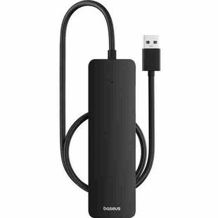 Baseus Ultra Joy Series 4 in 1 USB to USB3.0x4 HUB Adapter, Cable Length:50cm(Black)