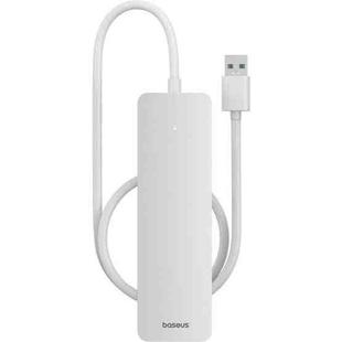 Baseus Ultra Joy Series 4 in 1 USB to USB3.0x4 HUB Adapter, Cable Length:50cm(White)