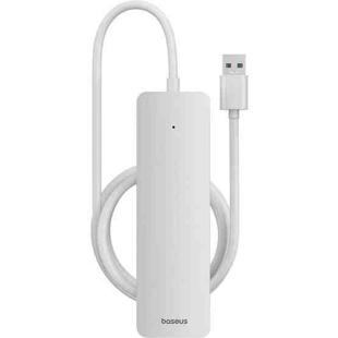 Baseus Ultra Joy Series 4 in 1 USB to USB3.0x4 HUB Adapter, Cable Length:100cm(White)