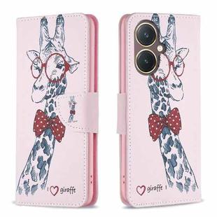 For vivo Y27 4G Colored Drawing Pattern Leather Phone Case(Deer)