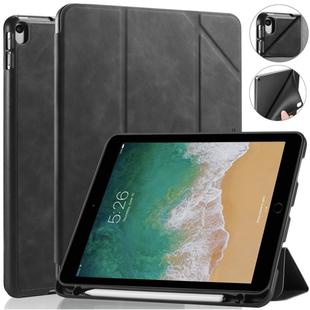 For iPad Pro 10.5 inch DG.MING See Series Horizontal Flip Leather Case with Holder & Pen Holder(Black)